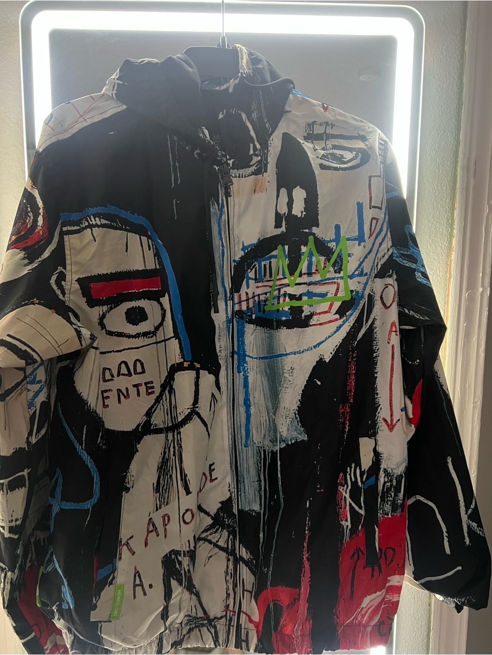 Members Only Multicolor Graphic Windbreaker